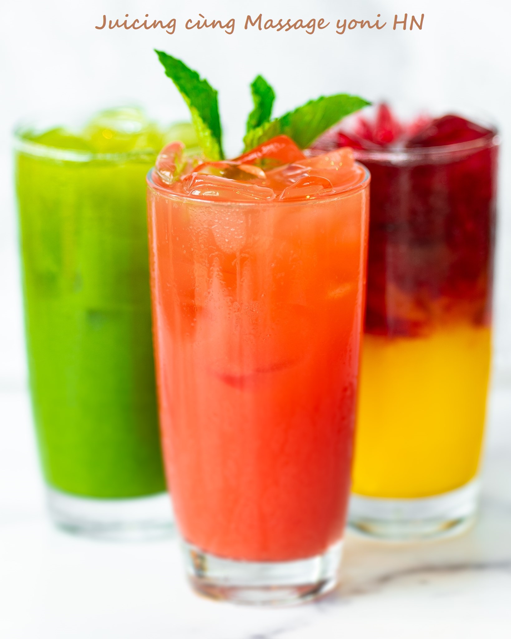 Juicing cùng Massage yoni Hà Nội