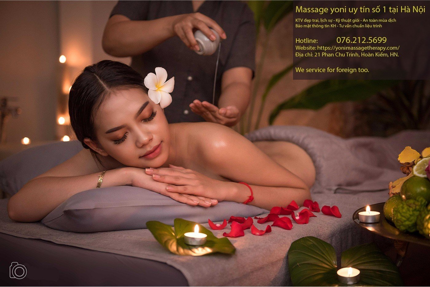 Trải nghiệm massage yoni phù hợp với chị em phụ nữ muốn giải tỏa căng thẳng đầu óc
